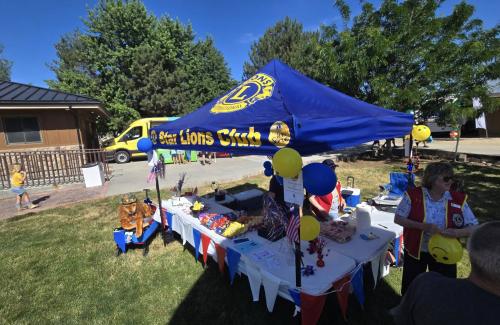 Star Lions Club Pop Up Tent