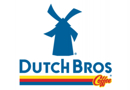 Dutch Bros logo with windmill