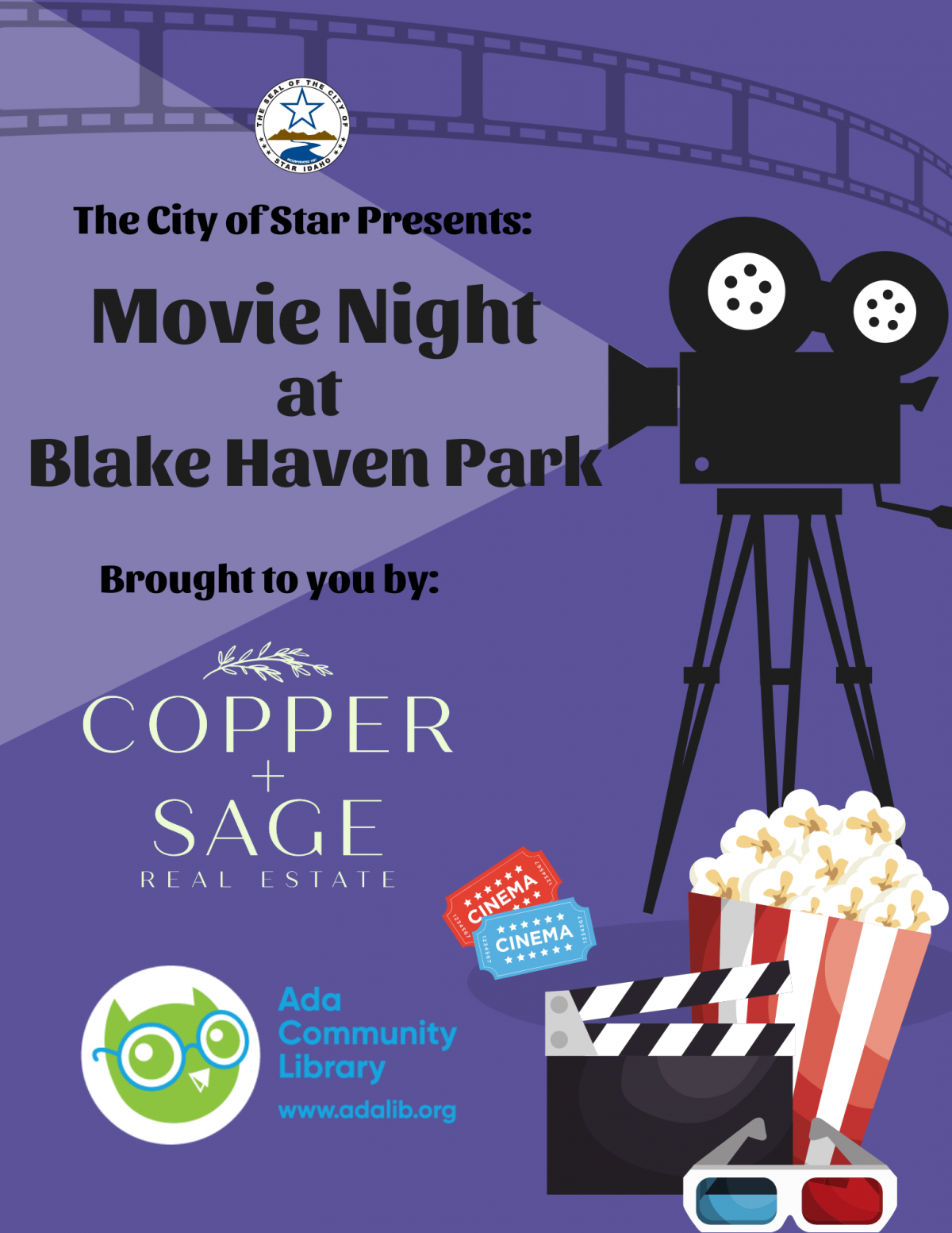 Movie Night at Blake Haven Park