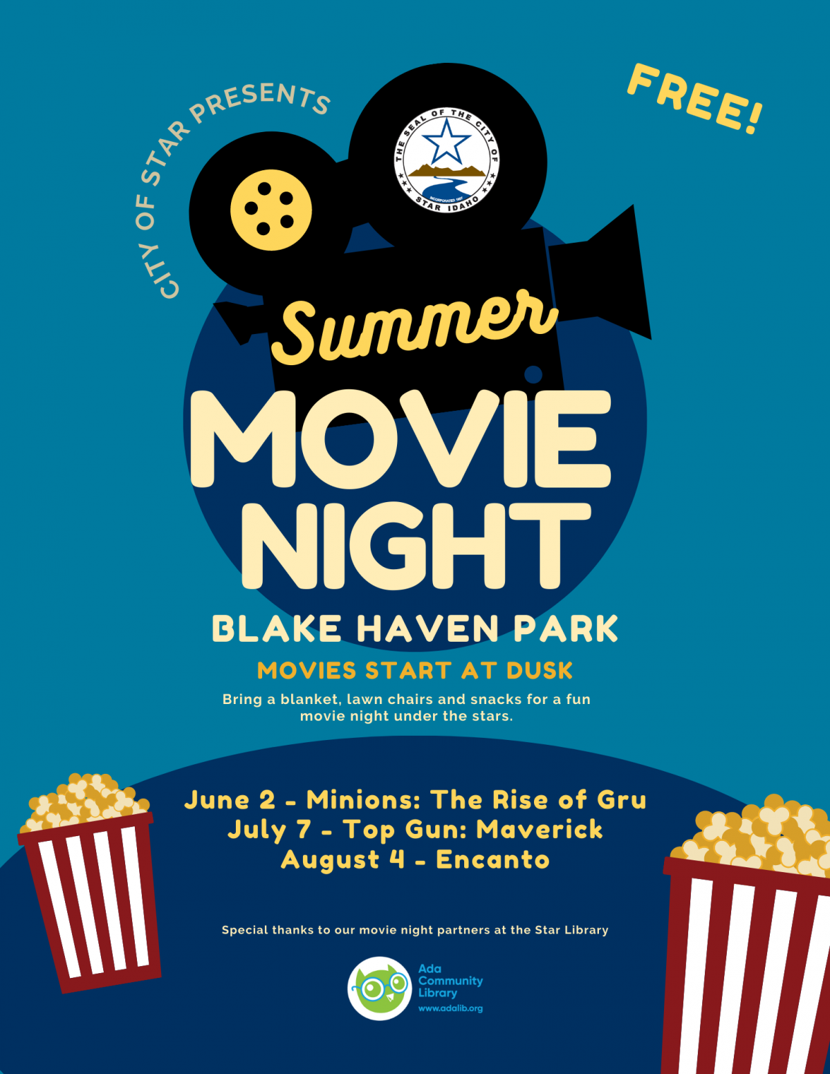 Movie Night Poster