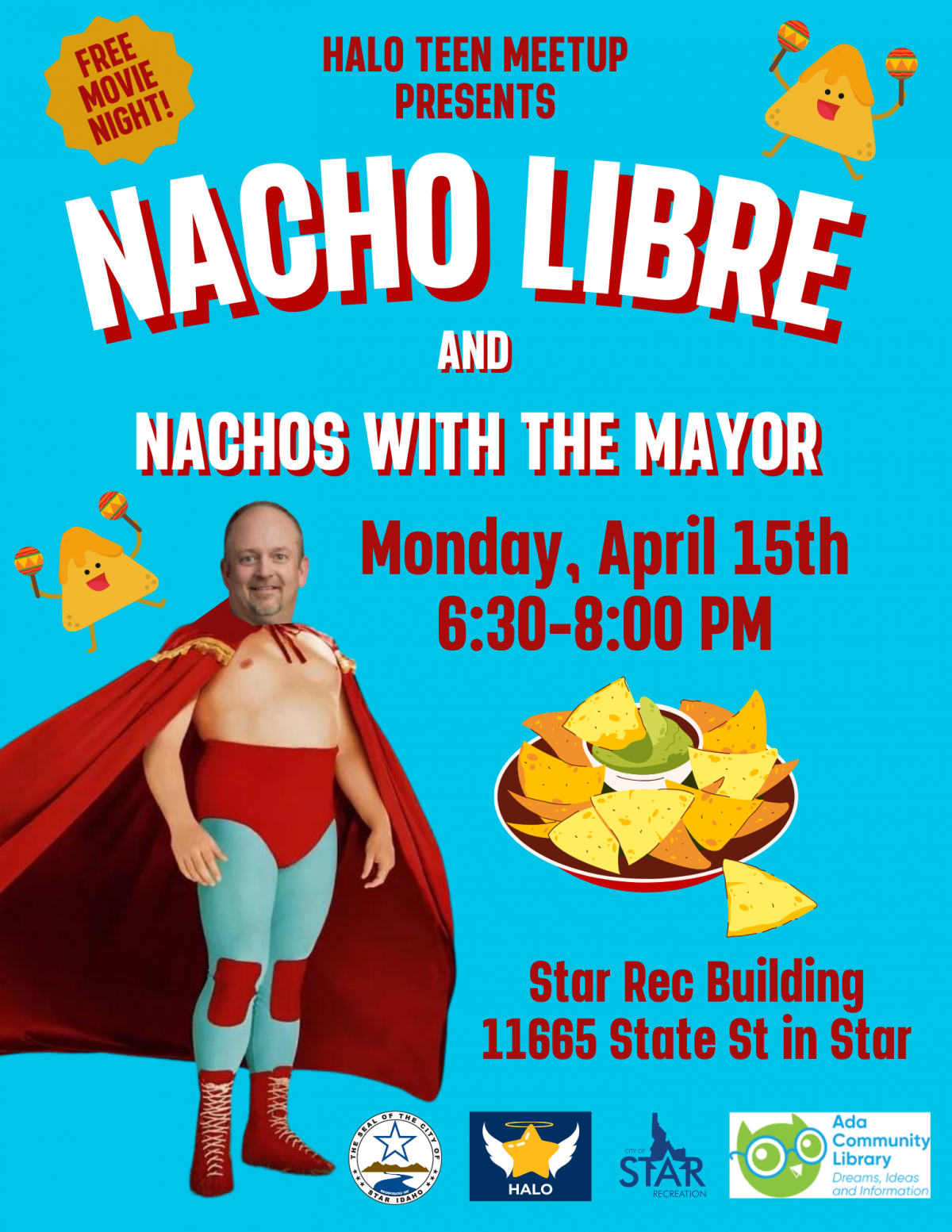 mayor dressed as nacho libre